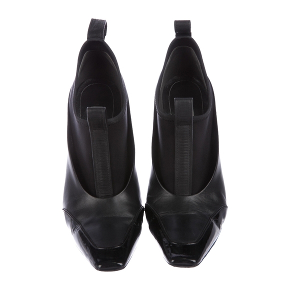 Black BALENCIAGA Bootie Socks Wedge Boots 39/9 - Picture 3 of 7